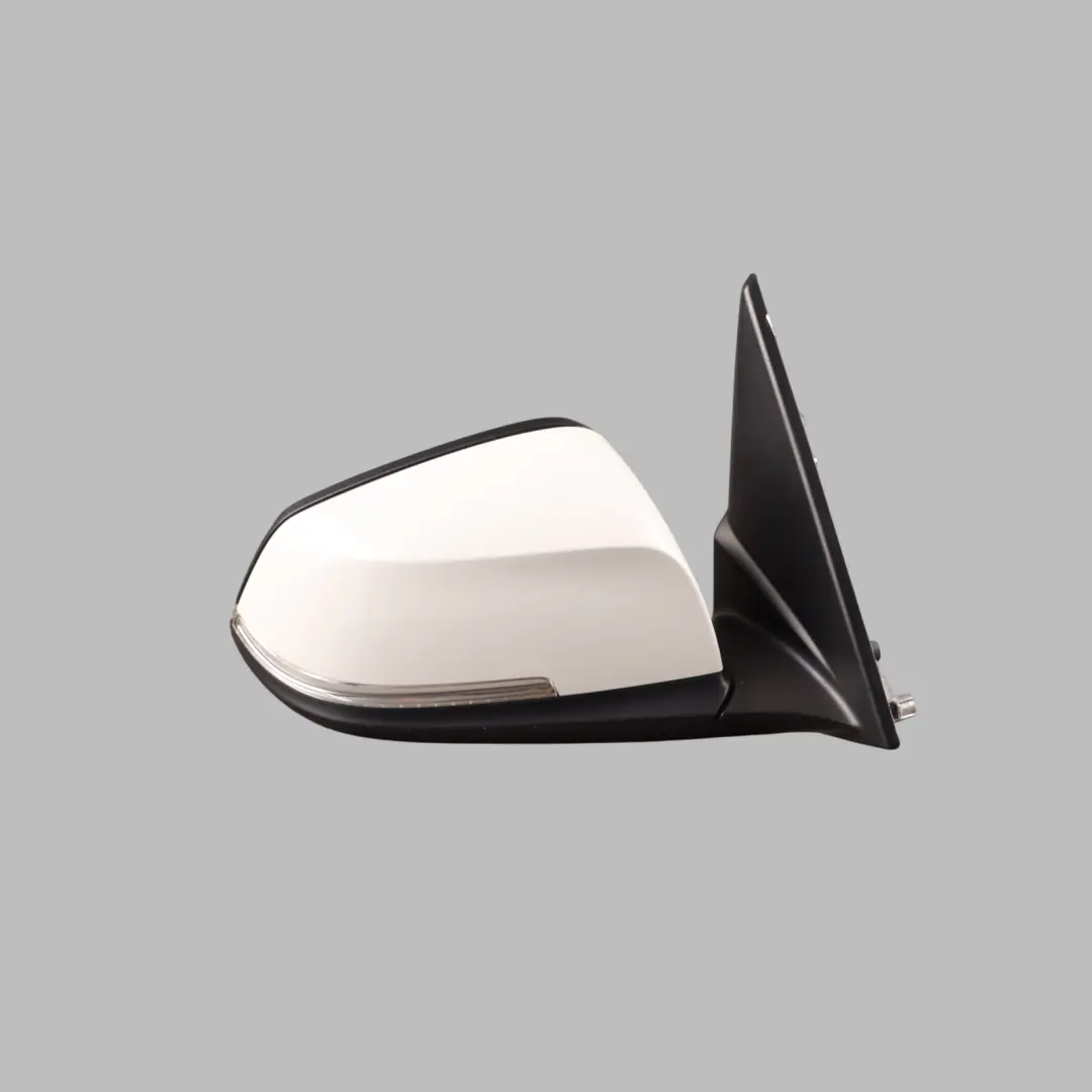 BMW X1 E84 Heated Right Wing Mirror O/S Door Alpinweiss Alpine White - 300 - SKU RHD-7307158-AW - Part number 7307158
