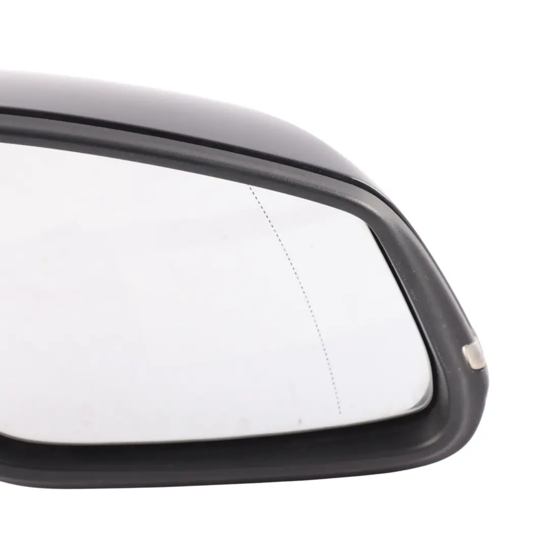 Heated Right Wing Mirror O/S Black Sapphire Metallic 475 to BMW X1 E84 with Part number 7307158 BMW X1 E84 Heated Right Wing Mirror O/S Black Sapphire Metallic 475 - SKU RHD-7307158-BS - Part number 7307158