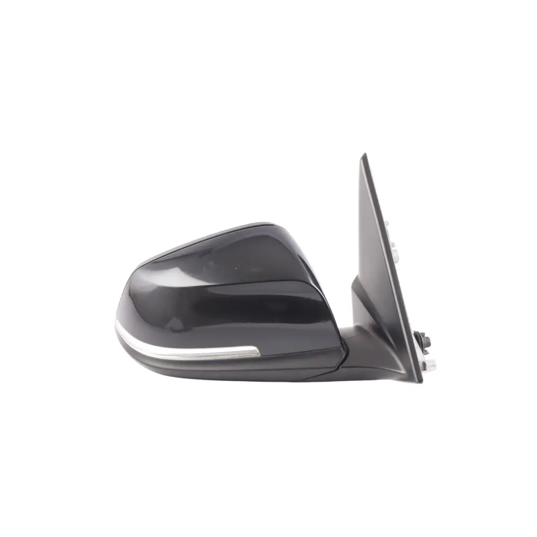 Heated Right Wing Mirror O/S Black Sapphire Metallic 475 to BMW X1 E84 with Part number 7307158 BMW X1 E84 Heated Right Wing Mirror O/S Black Sapphire Metallic 475 - SKU RHD-7307158-BS - Part number 7307158