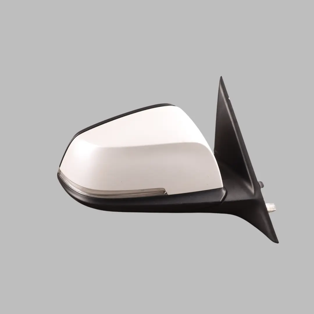  Wing Mirror BMW F30 F31 Heated Door Right O/S 6 Pins Mineral White Metallic A96 - SKU RHD-7345656-MW - Part number 7345656