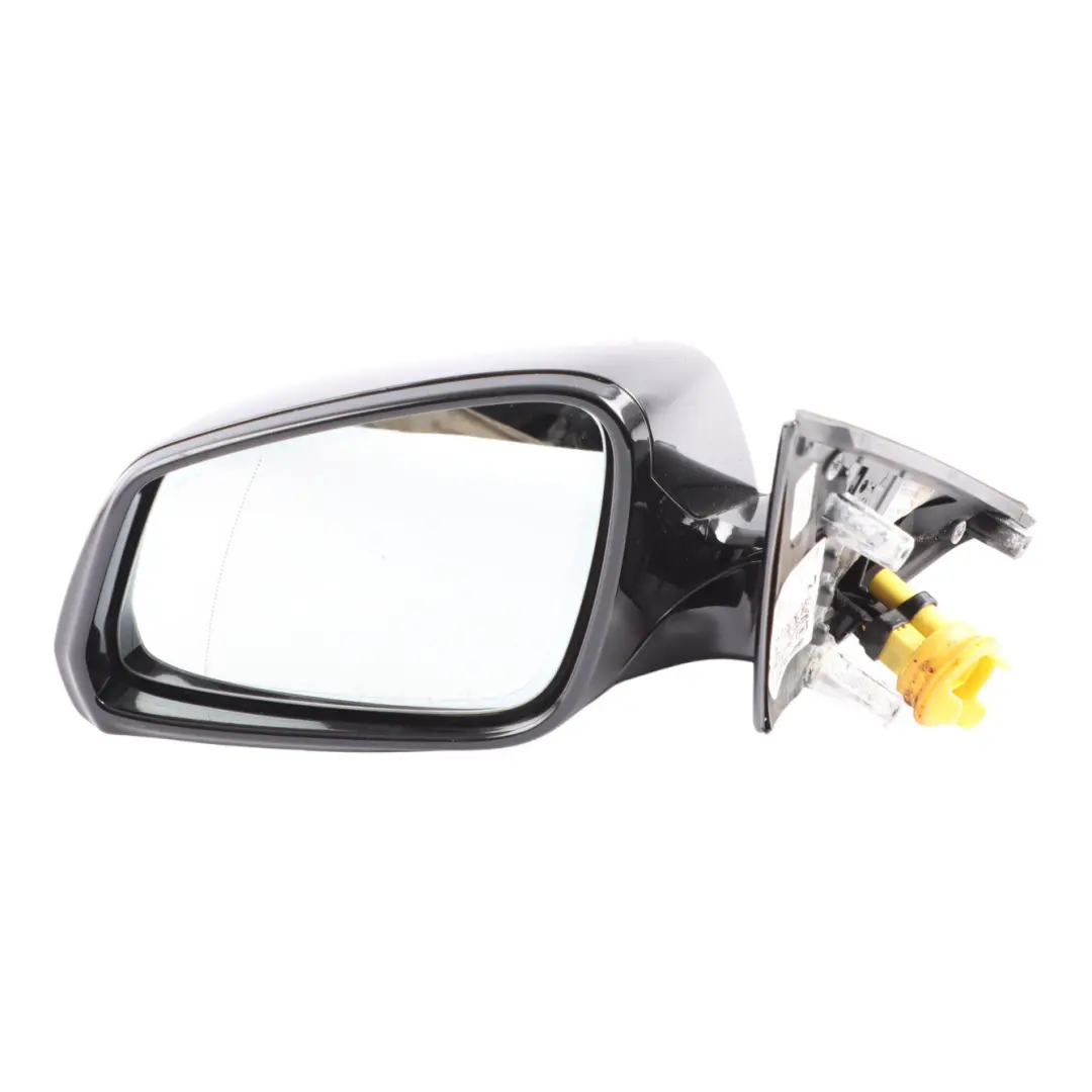 Wing Mirror Heated Auto Dip High Gloss Left N/S Schwarz 2 - 668 to BMW F10 F11 LCI with Part number 7350689 BMW F10 F11 LCI Wing Mirror Heated Auto Dip High Gloss Left N/S Schwarz 2 - 668 - SKU RHD-7350689-SCH - Part number 7350689