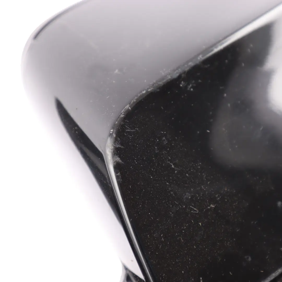 BMW F10 F11 LCI Wing Mirror Heated Auto Dip High Gloss Left N/S Schwarz 2 - 668 - SKU RHD-7350689-SCH - Part number 7350689