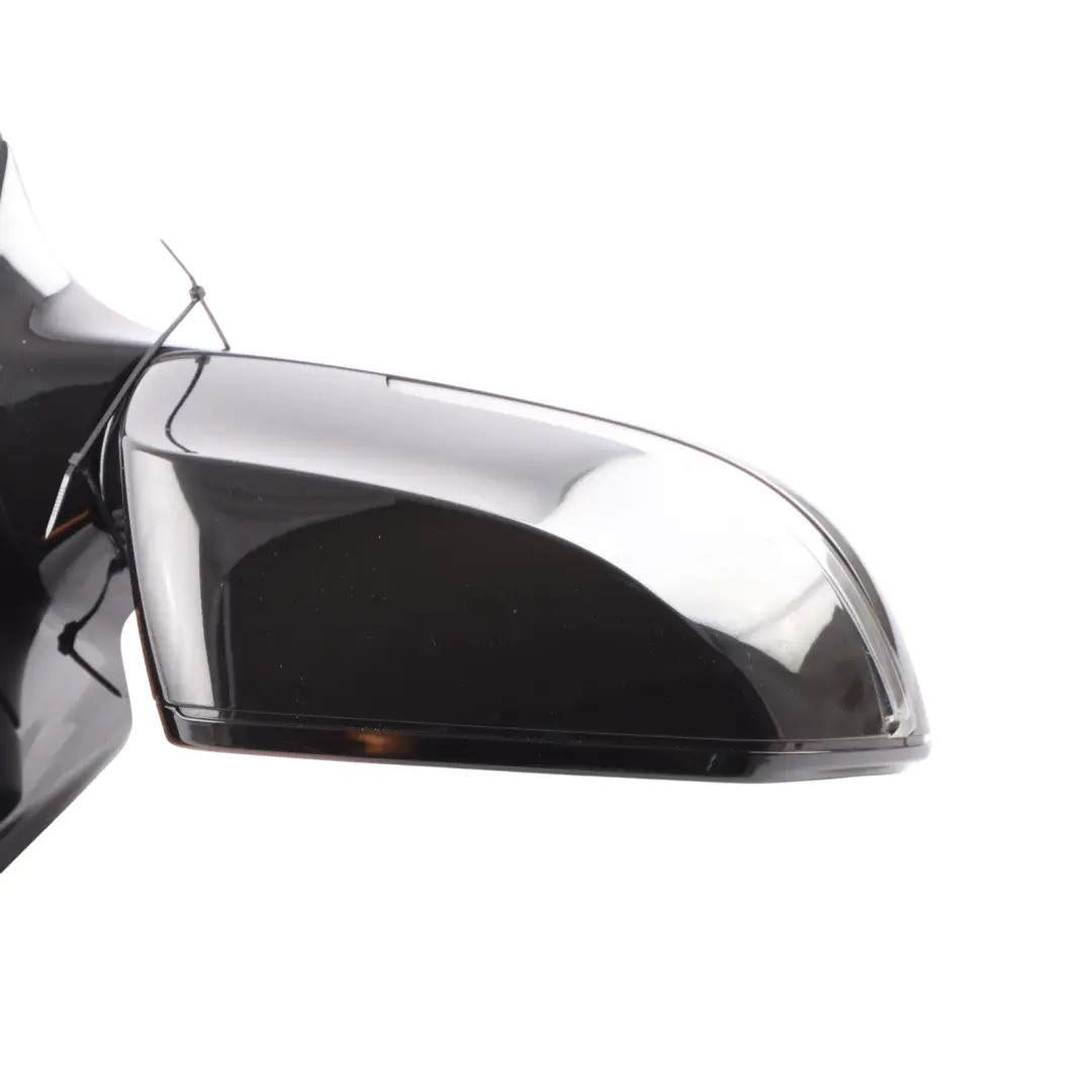 BMW F10 LCI Wing Mirror Heated Door Auto Dip Right O/S Glacier Schwarz 2 - 668 - SKU RHD-7350690-SCH - Part number 7350690
