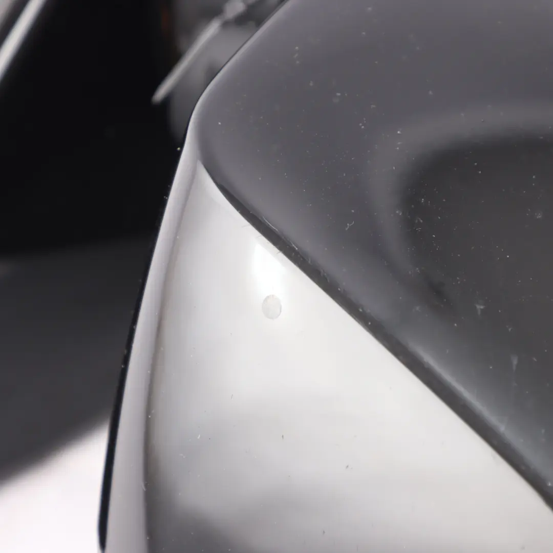 BMW F10 LCI Wing Mirror Heated Door Auto Dip Right O/S Glacier Schwarz 2 - 668 - SKU RHD-7350690-SCH - Part number 7350690