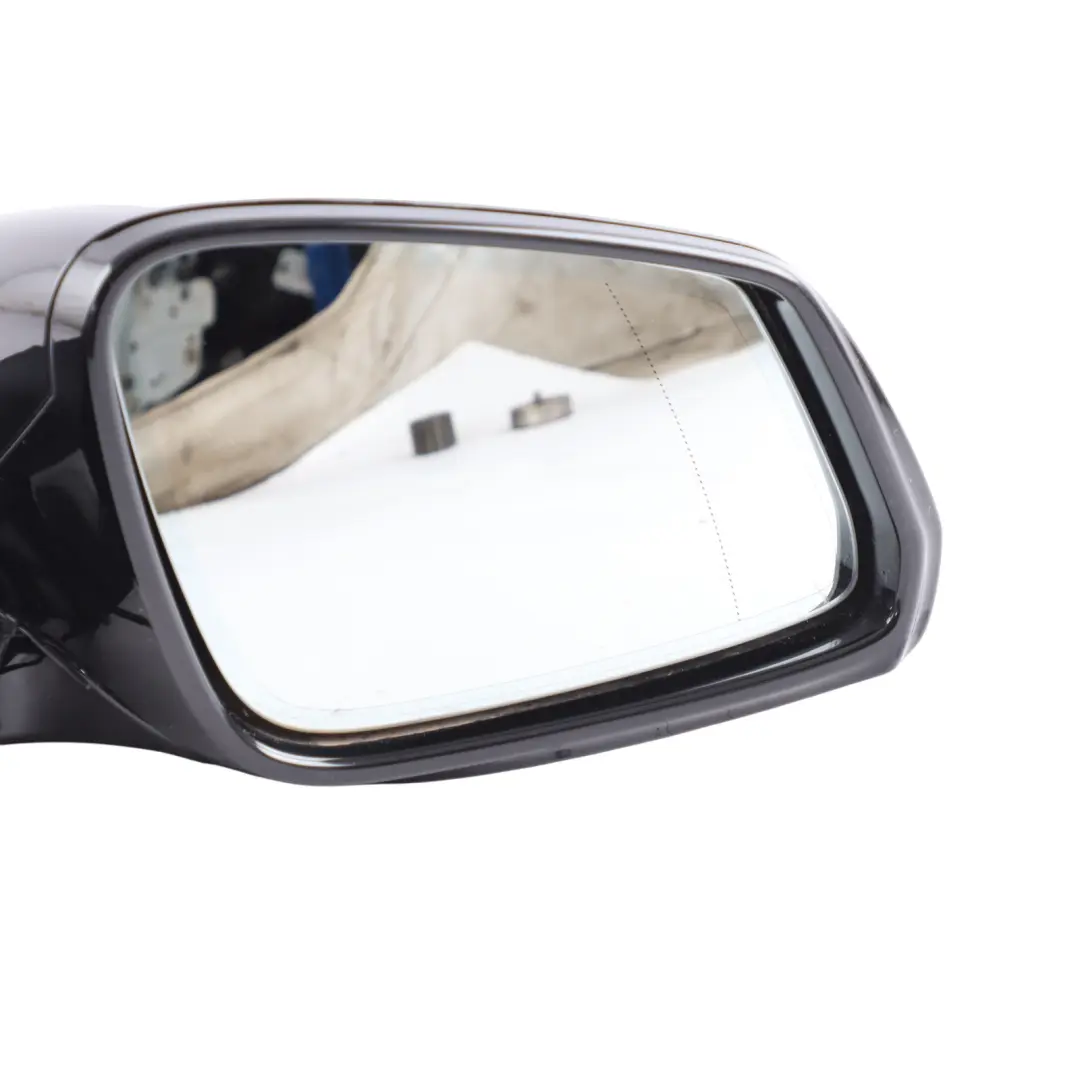 BMW F10 LCI Wing Mirror Heated Door Auto Dip Right O/S Glacier Schwarz 2 - 668 - SKU RHD-7350690-SCH - Part number 7350690