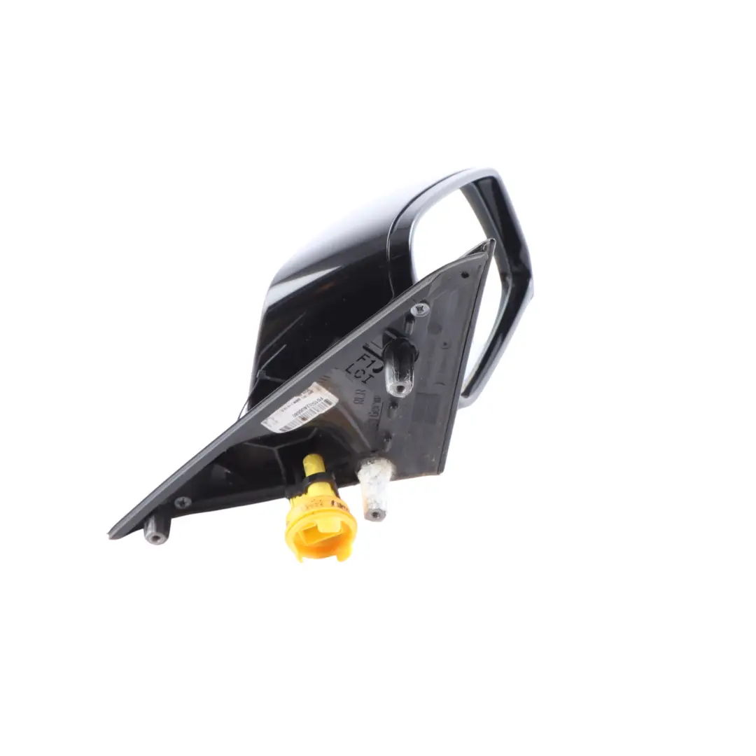 BMW F10 LCI Wing Mirror Heated Door Auto Dip Right O/S Glacier Schwarz 2 - 668 - SKU RHD-7350690-SCH - Part number 7350690