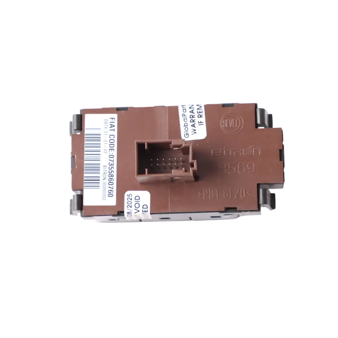 Citroen Relay Mk3 Headlight Control Adjust Switch 07355860760 to Peugeot Boxer with Part number 7355860760-1 Peugeot Boxer Citroen Relay Mk3 Headlight Control Adjust Switch 07355860760 - SKU RHD-7355860760-1 - Part number 7355860760-1