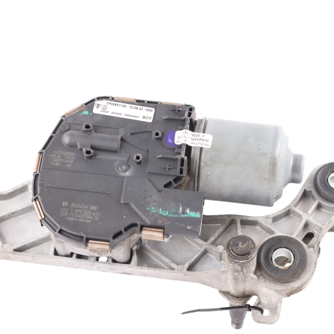 Front Windscreen Wiper System Linkage Motor to Porsche Cayenne 92A with Part number 7P0955024 Porsche Cayenne 92A Front Windscreen Wiper System Linkage Motor - SKU RHD-7P0955024 - Part number 7P0955024