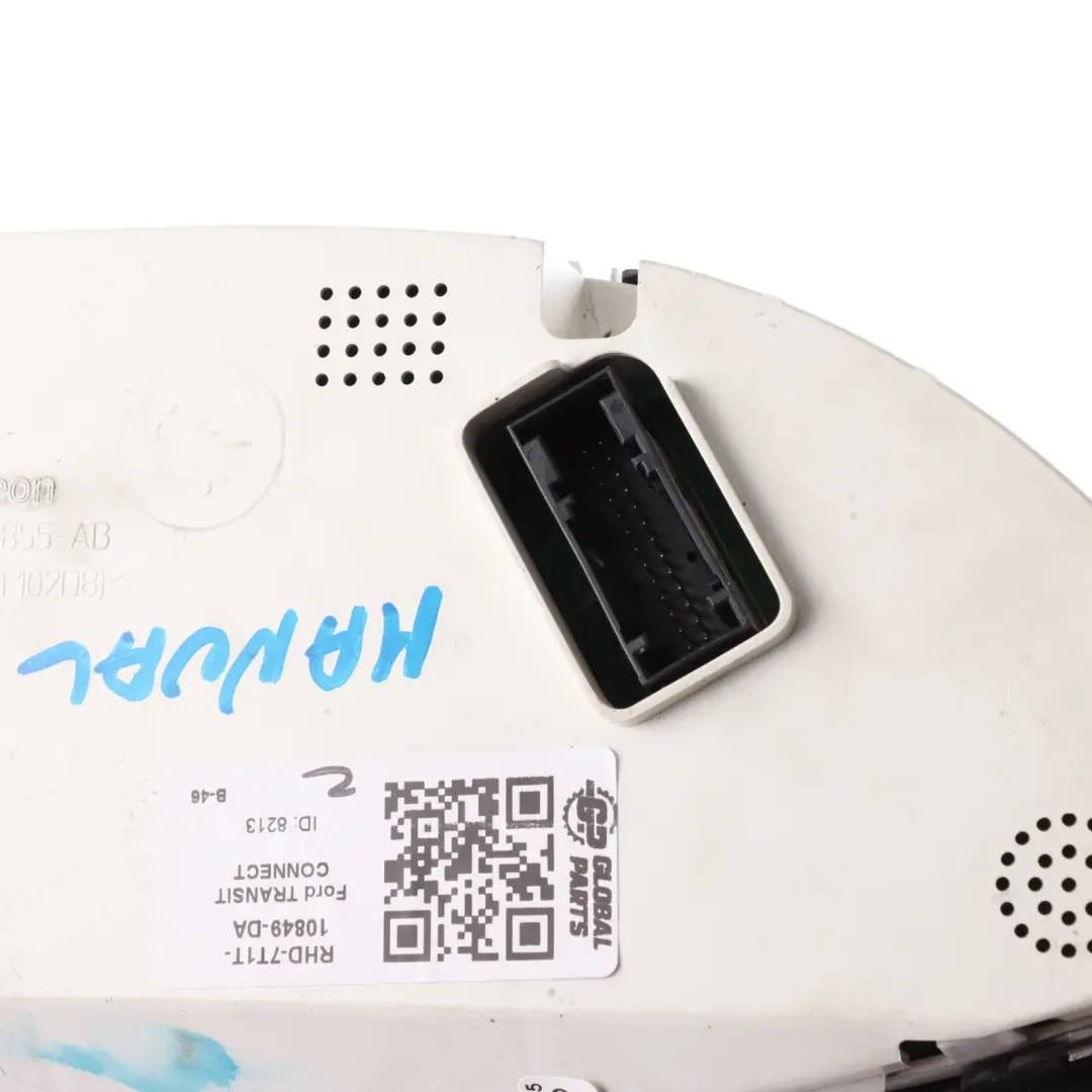 Ford Transit Connect Diesel Instrument Cluster Speedo Meter Manual - SKU RHD-7T1T-10849-DA - Part number 7T1T-10849-DA