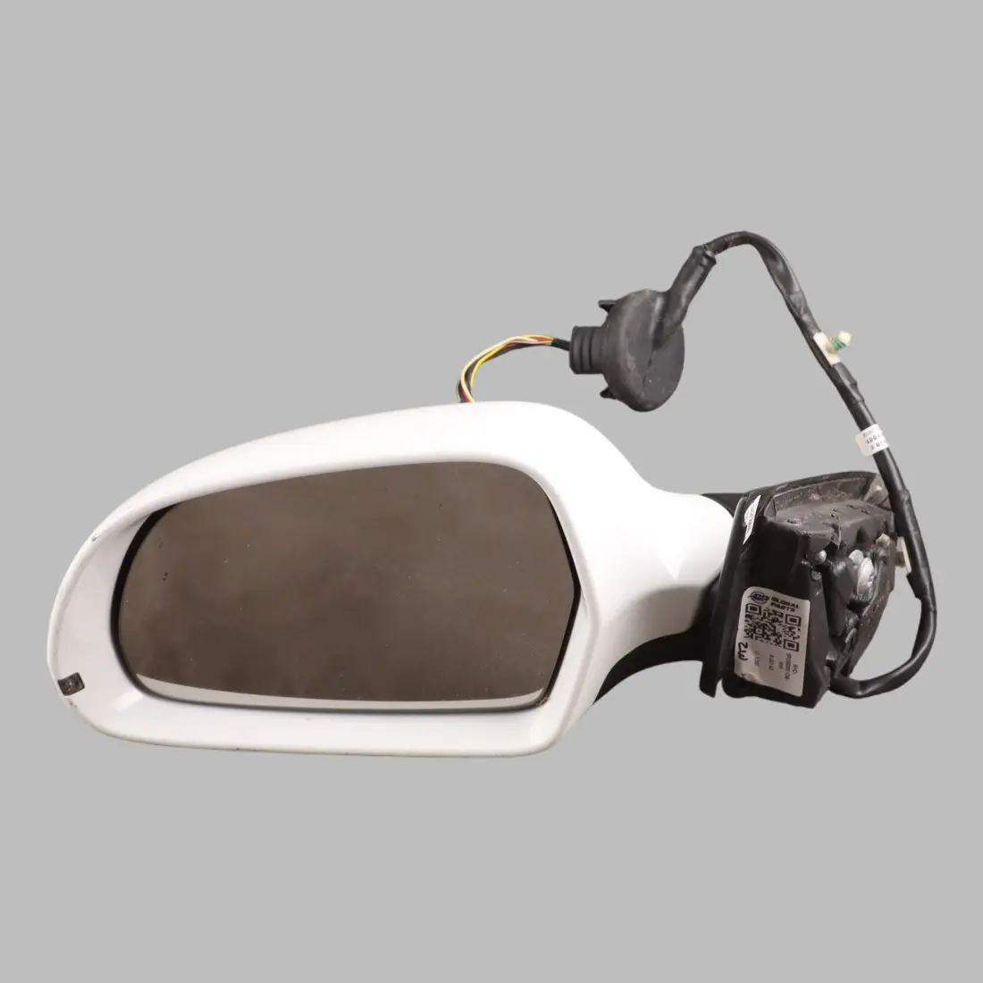 Audi A3 8P Wing Mirror Electric Outside Door Left N/S Ibis White - Y9C