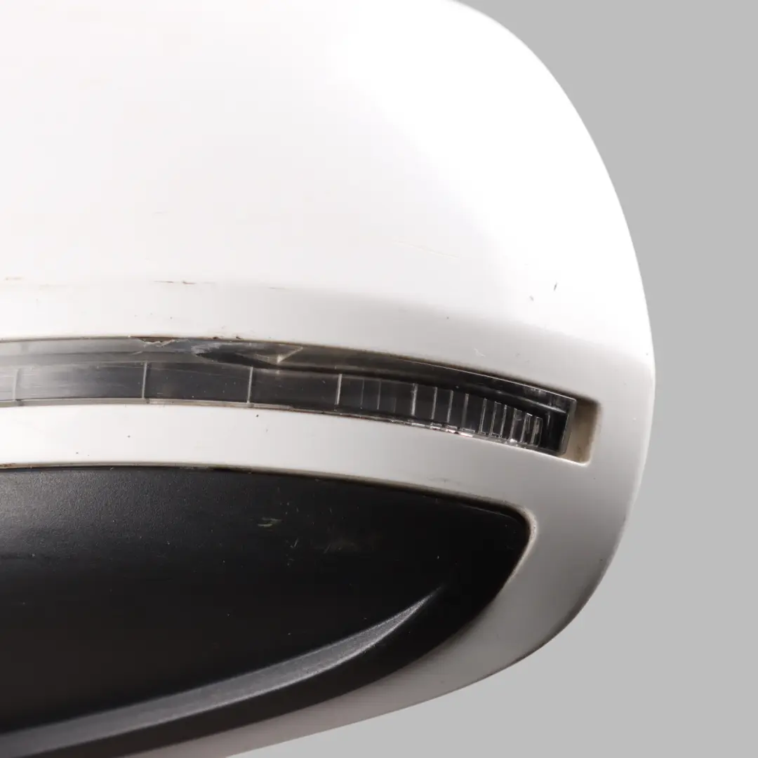 Audi A3 8P Wing Mirror Electric Outside Door Left N/S Ibis White - Y9C - SKU RHD-8P2858531DB-IWH - Part number 8P2858531DB