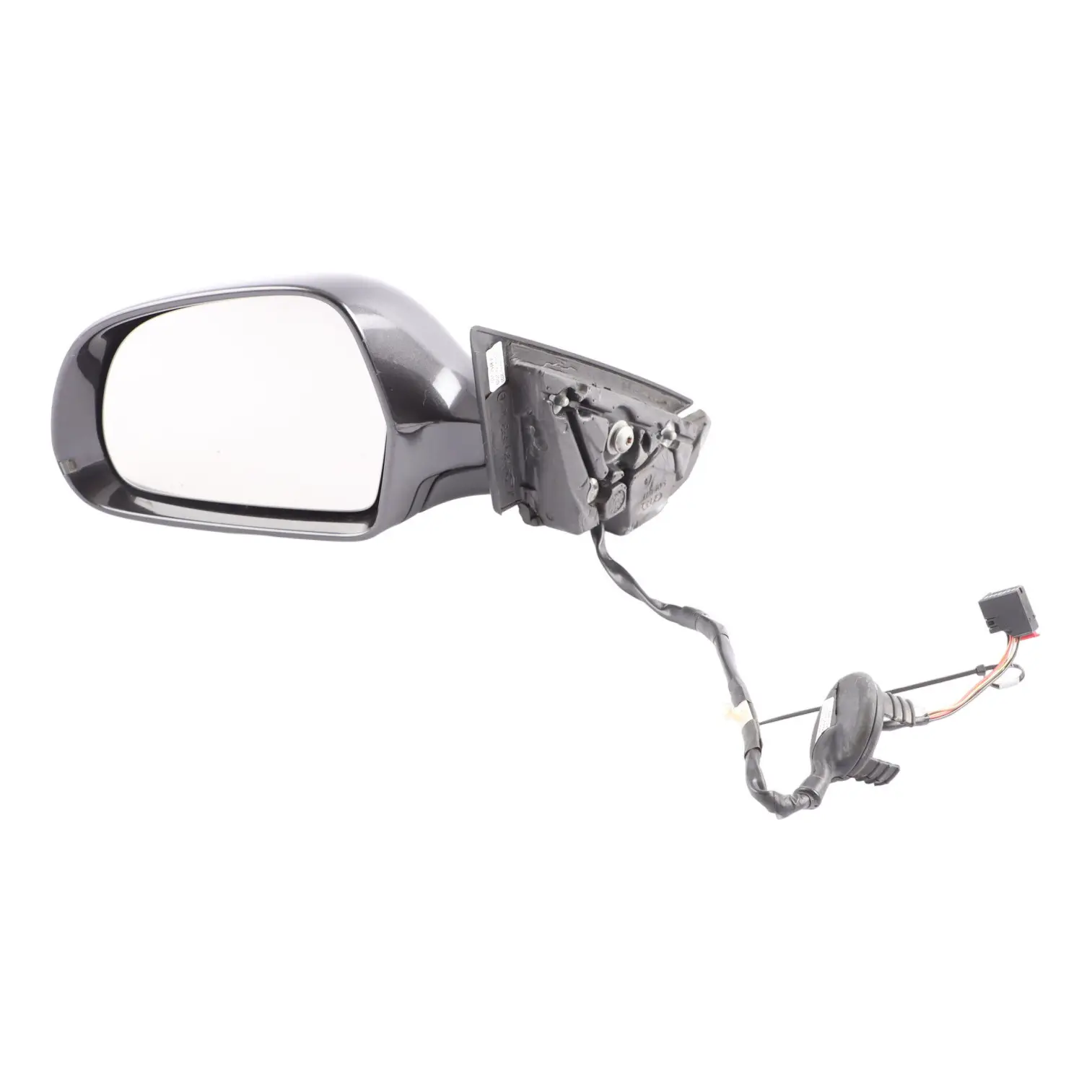 Audi A3 8P Wing Mirror Electric Outside Door Left N/S Lava Grey Pearl Effect Z7L