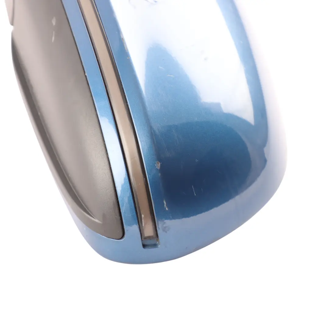 Audi A3 8P Wing Mirror Glass Door Left N/S Aruba Blue Pearl - X5V - SKU RHD-8P2858531EB-ARB - Part number 8P2858531EB
