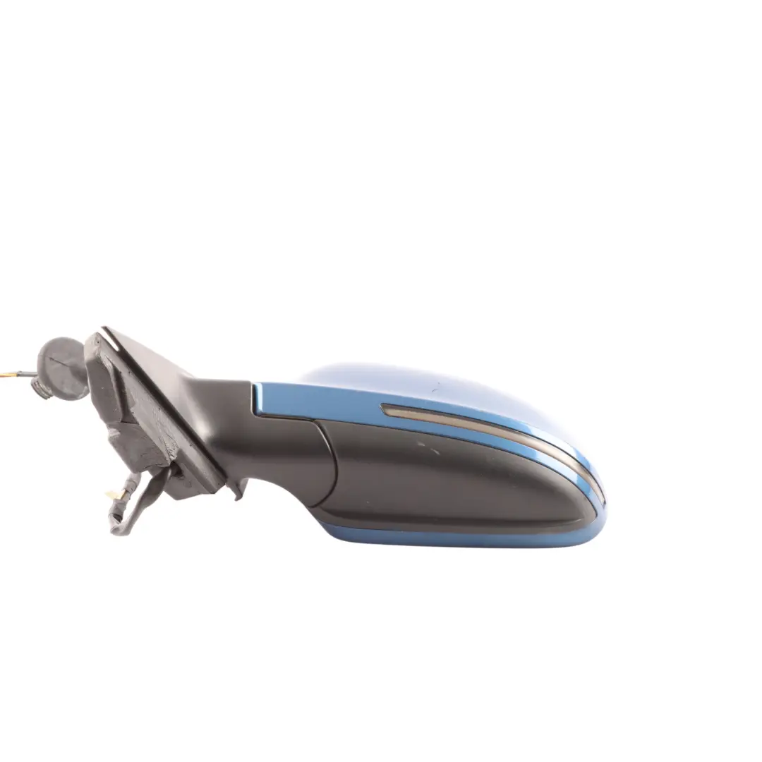 Wing Mirror Glass Door Left N/S Aruba Blue Pearl - X5V to Audi A3 8P with Part number 8P2858531EB Audi A3 8P Wing Mirror Glass Door Left N/S Aruba Blue Pearl - X5V - SKU RHD-8P2858531EB-ARB - Part number 8P2858531EB