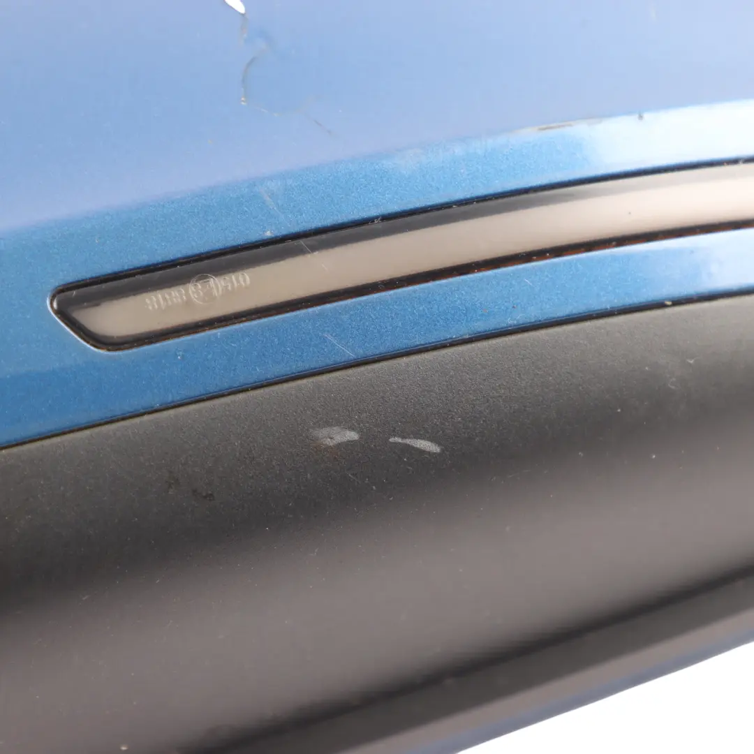 Audi A3 8P Wing Mirror Glass Door Left N/S Aruba Blue Pearl - X5V - SKU RHD-8P2858531EB-ARB - Part number 8P2858531EB