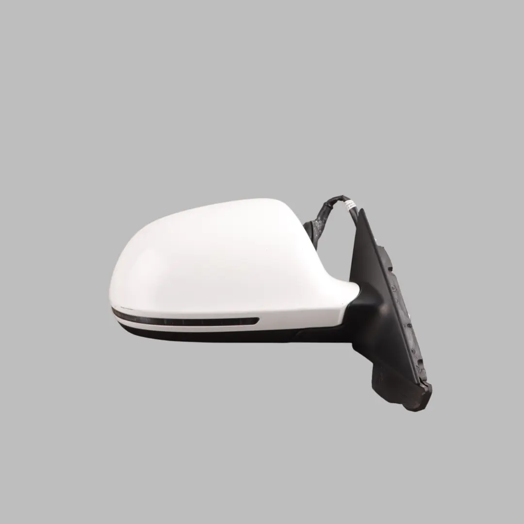 Audi A3 8P Wing Mirror Electric Outside Door Right O/S Ibis White - Y9C - SKU RHD-8P2858532DB-IWH - Part number 8P2858532DB