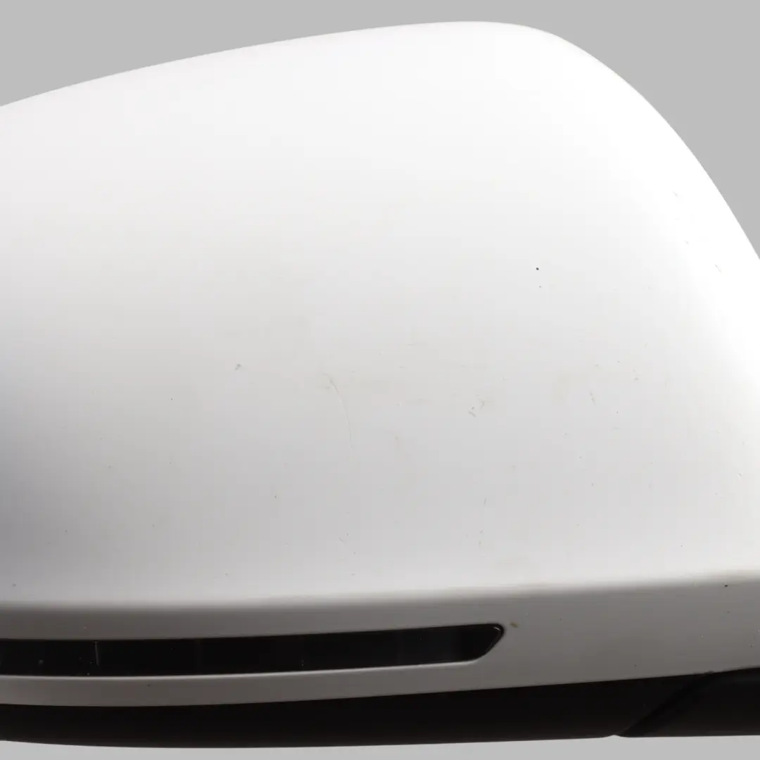 Audi A3 8P Wing Mirror Electric Outside Door Right O/S Ibis White - Y9C - SKU RHD-8P2858532DB-IWH - Part number 8P2858532DB