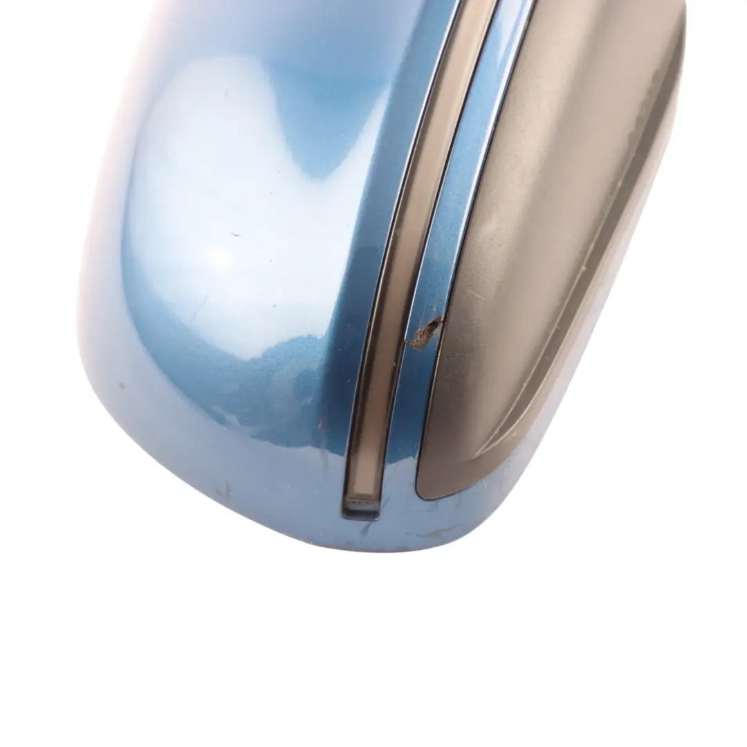 Audi A3 8P Wing Mirror Glass Door Right O/S Aruba Blue Pearl - X5V - SKU RHD-8P2858532EB-ARB - Part number 8P2858532EB