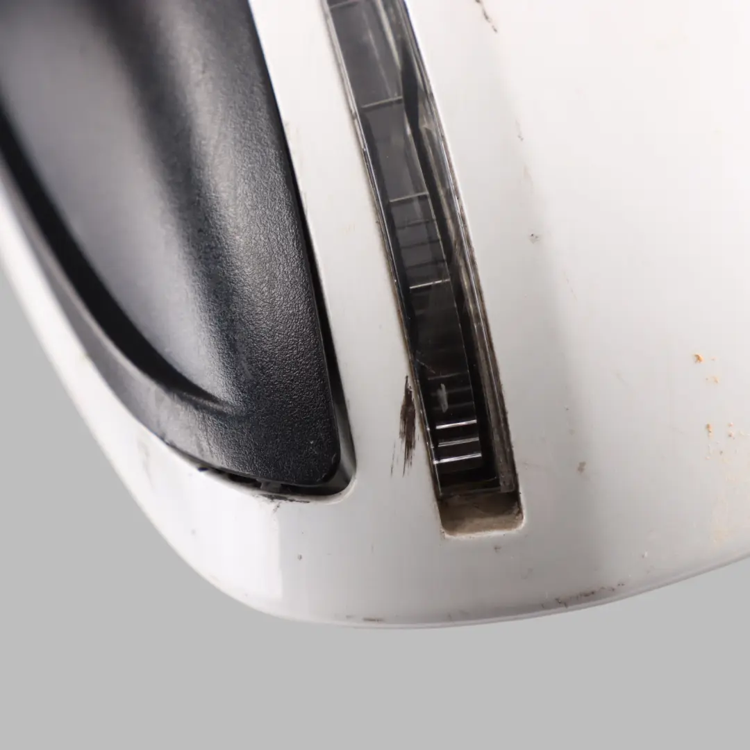 Audi A3 8P Wing Mirror Door Electric Left N/S Ibis White - Y9C - SKU RHD-8P7858531E-IWH - Part number 8P7858531E