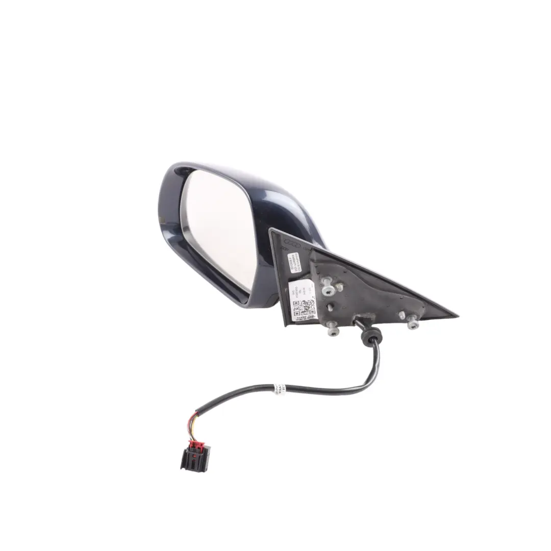 Front Door Wing Mirror Left N/S Ocean Blue Pearl Effect - Z5A to Audi A5 8T with Part number 8T2857409D Audi A5 8T Front Door Wing Mirror Left N/S Ocean Blue Pearl Effect - Z5A - SKU RHD-8T2857409D-OBL - Part number 8T2857409D