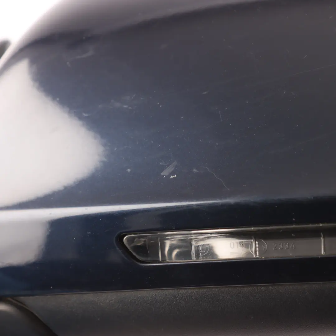 Audi A5 8T Front Door Wing Mirror Left N/S Ocean Blue Pearl Effect - Z5A - SKU RHD-8T2857409D-OBL - Part number 8T2857409D