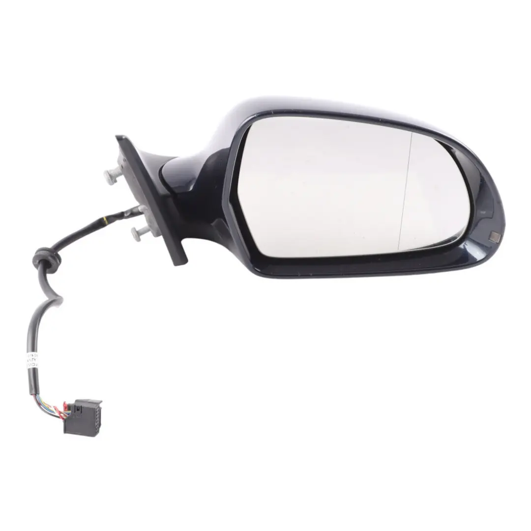 Door Wing Mirror Front Right O/S Ocean Blue Pearl Effect - Z5A to Audi A5 S5 8T with Part number 8T2857410D Audi A5 S5 8T Door Wing Mirror Front Right O/S Ocean Blue Pearl Effect - Z5A - SKU RHD-8T2857410D-OBL - Part number 8T2857410D