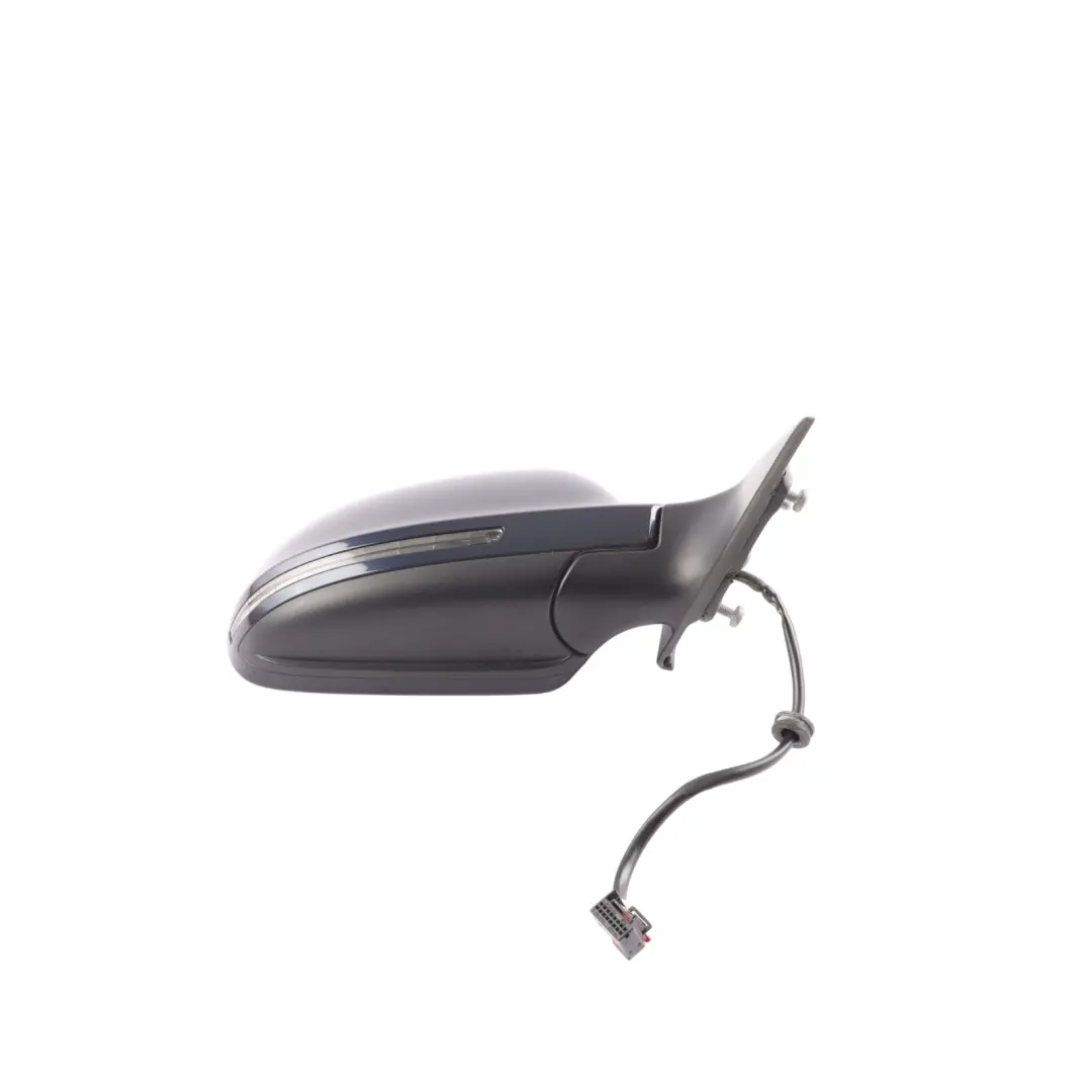 Audi A5 S5 8T Door Wing Mirror Front Right O/S Ocean Blue Pearl Effect - Z5A - SKU RHD-8T2857410D-OBL - Part number 8T2857410D