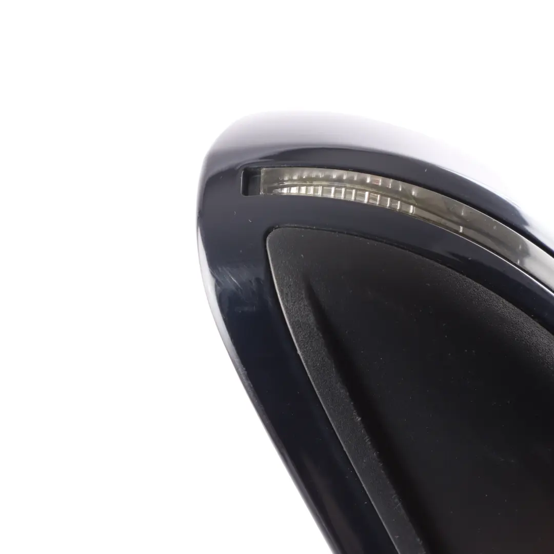 Audi A5 S5 8T Door Wing Mirror Front Right O/S Ocean Blue Pearl Effect - Z5A - SKU RHD-8T2857410D-OBL - Part number 8T2857410D