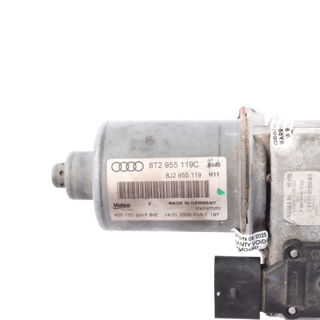 Audi A5 8T Front Windshield Windscreen Wiper Mechanism Motor - SKU RHD-8T2955119C - Part number 8T2955119C