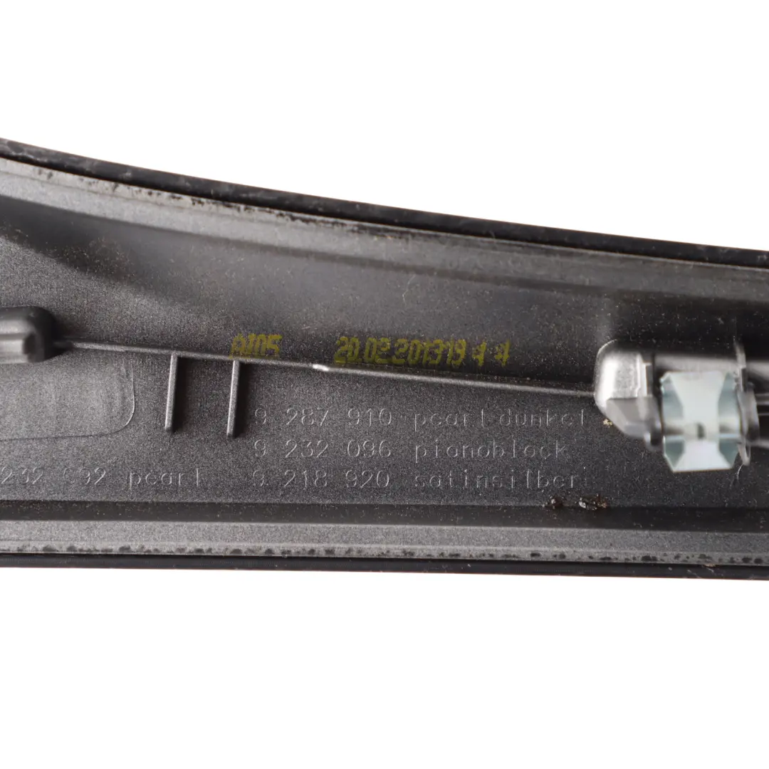 Decor Interior Centre Console Trim Panel Carbon Black to BMW F30 with Part number 9232072 BMW F30 Decor Interior Centre Console Trim Panel Carbon Black - SKU RHD-9232072-2 - Part number 9232072