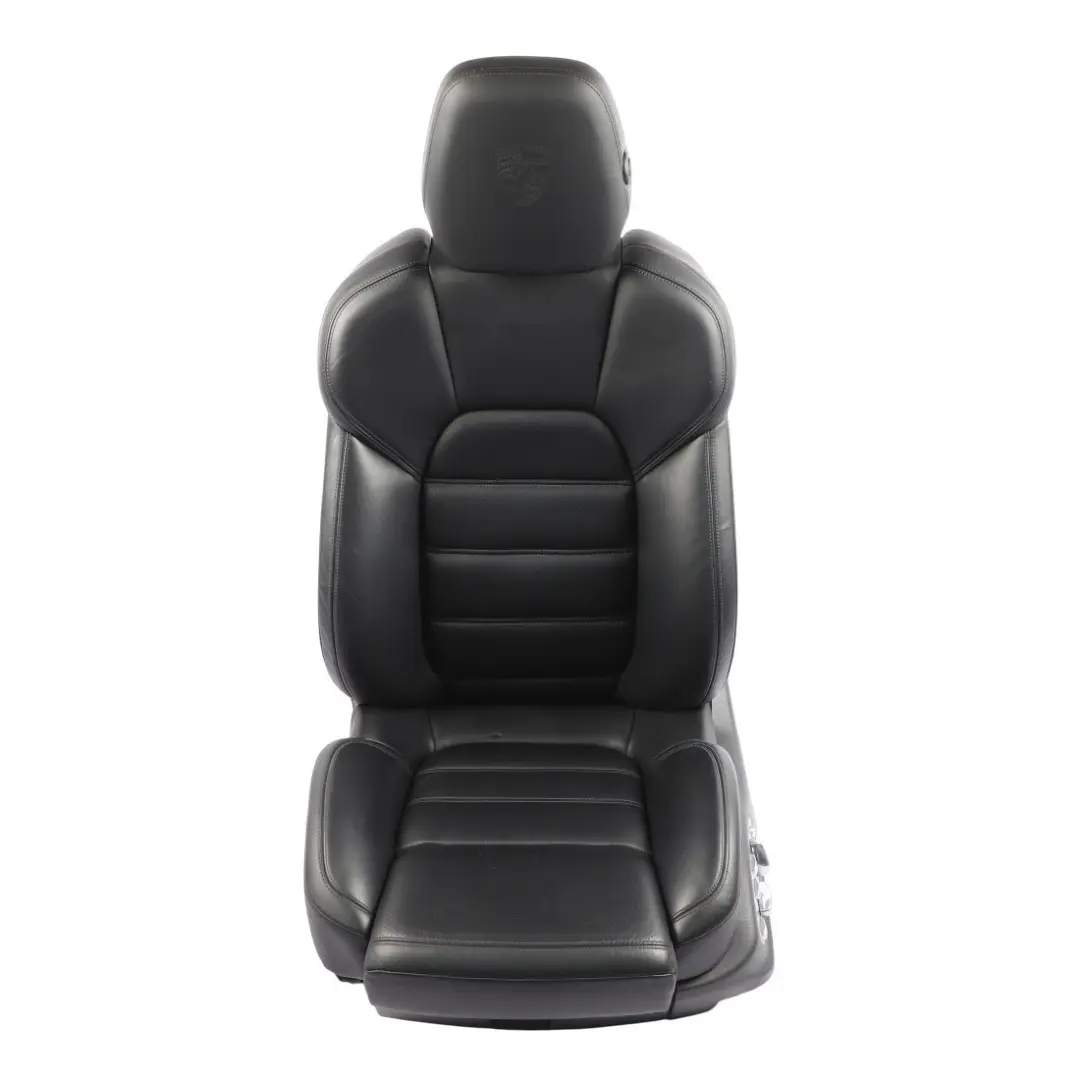 Porsche Cayenne 92A Front Seat Memory Heated Smooth Leather Black Left N/S - SKU RHD-95852186001-1 - Part number 95852186001