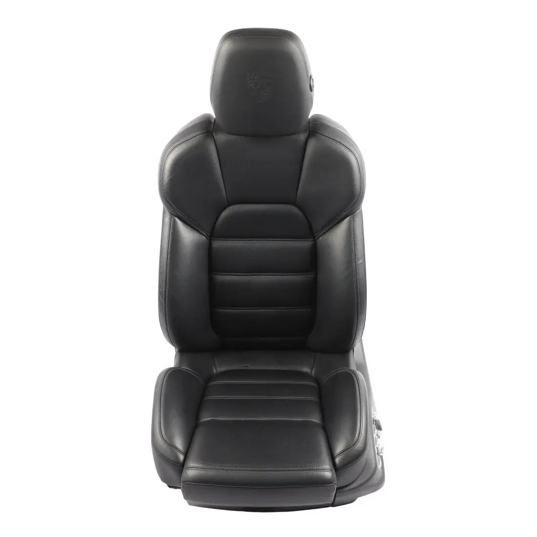 Porsche Cayenne 92A Front Seat Memory Heated Smooth Leather Black Left N/S