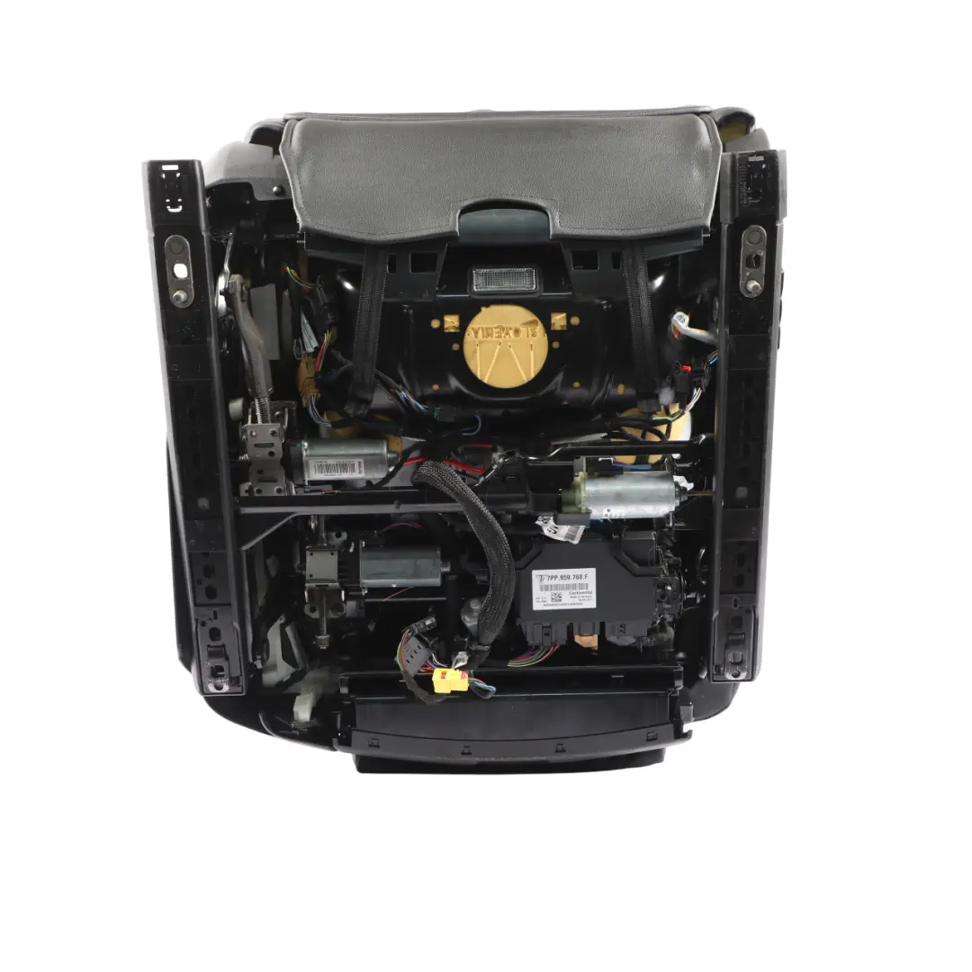 Porsche Cayenne 92A Front Seat Memory Heated Smooth Leather Black Left N/S - SKU RHD-95852186001-1 - Part number 95852186001