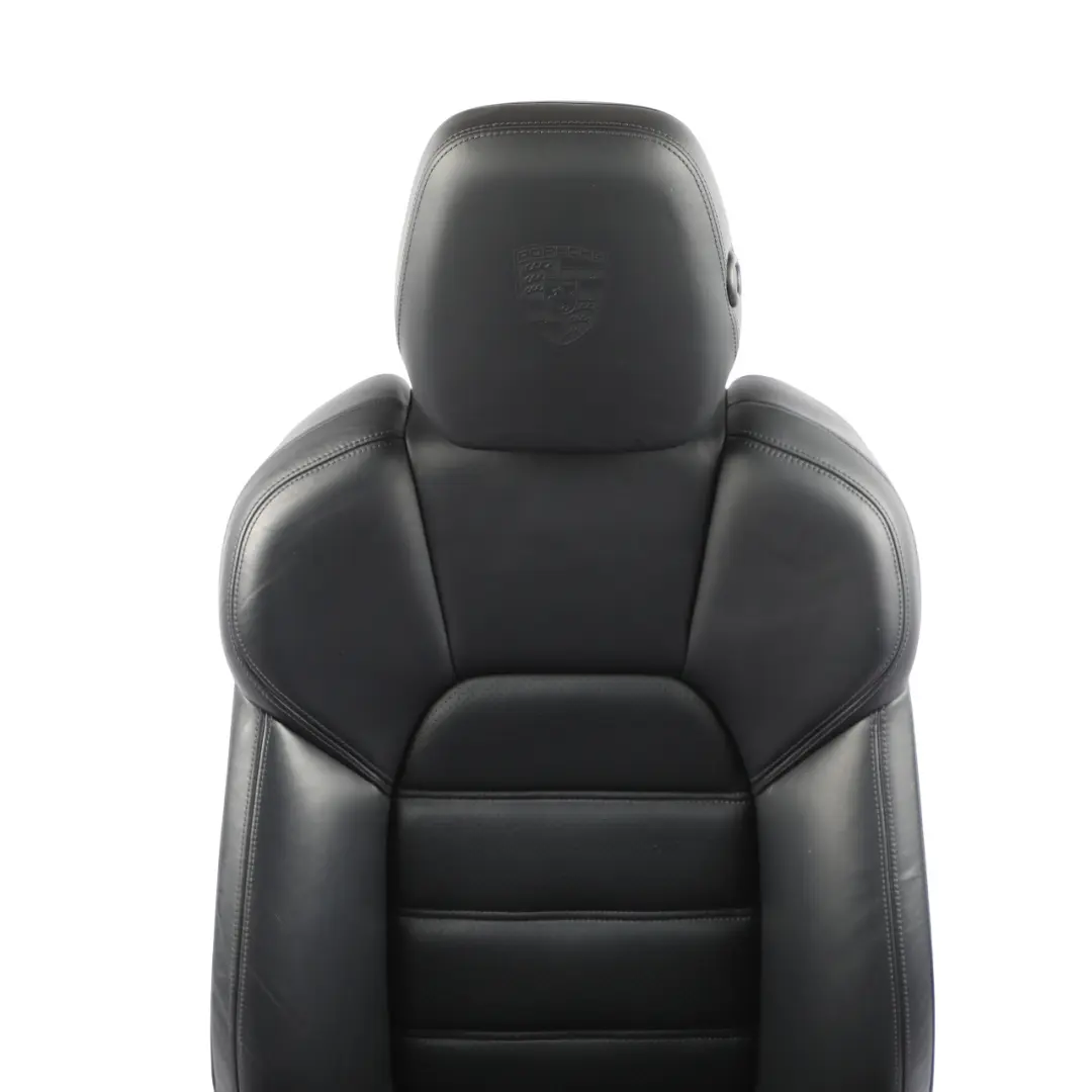 Porsche Cayenne 92A Front Seat Memory Heated Smooth Leather Black Left N/S - SKU RHD-95852186001-1 - Part number 95852186001