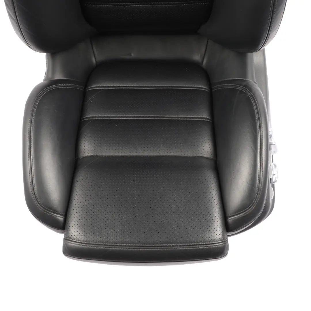 Porsche Cayenne 92A Front Seat Memory Heated Smooth Leather Black Left N/S - SKU RHD-95852186001-1 - Part number 95852186001
