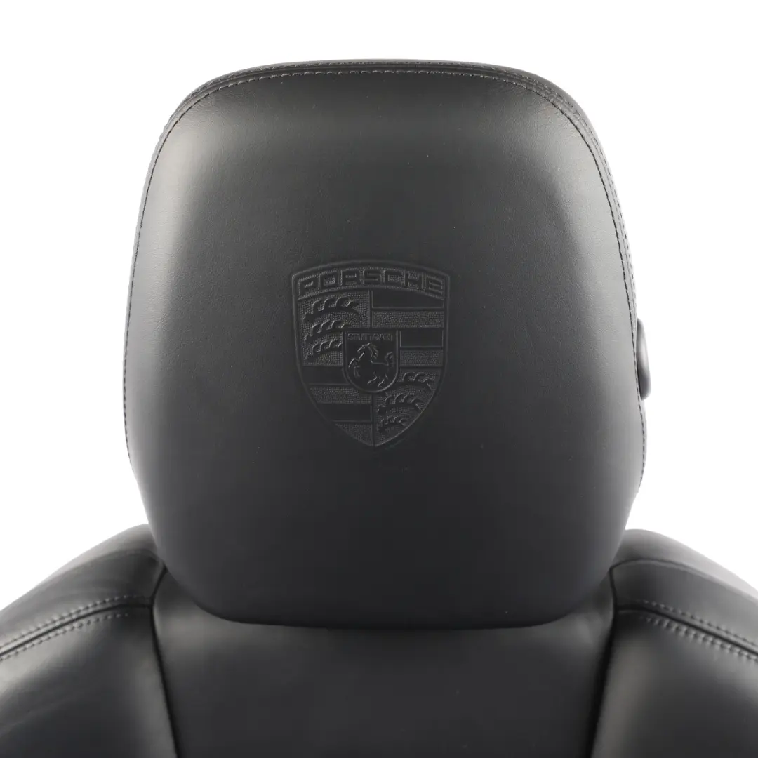 Porsche Cayenne 92A Front Seat Memory Heated Smooth Leather Black Left N/S - SKU RHD-95852186001-1 - Part number 95852186001
