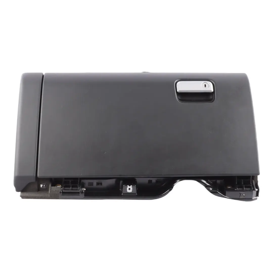 Porsche Cayenne 92A Dashboard Glove Box Compartment Black Leather 7P5857095AC - SKU RHD-95855209503 - Part number 95855209503