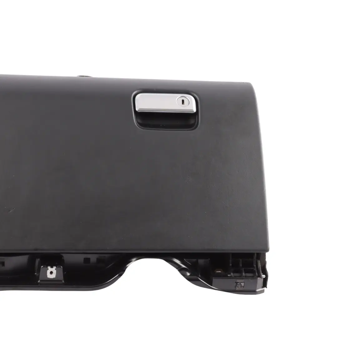 Porsche Cayenne 92A Dashboard Glove Box Compartment Black Leather 7P5857095AC - SKU RHD-95855209503 - Part number 95855209503