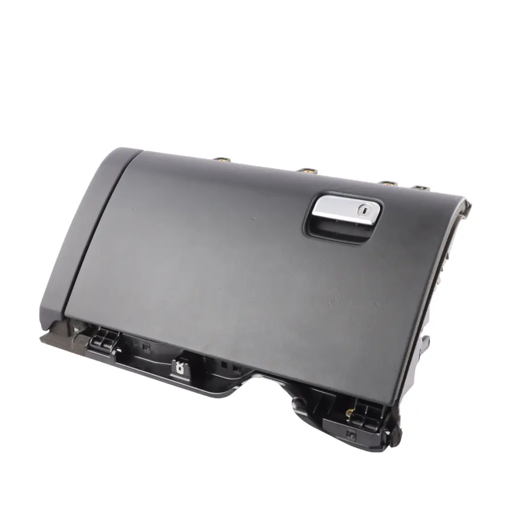Porsche Cayenne 92A Dashboard Glove Box Compartment Black Leather 7P5857095AC - SKU RHD-95855209503 - Part number 95855209503