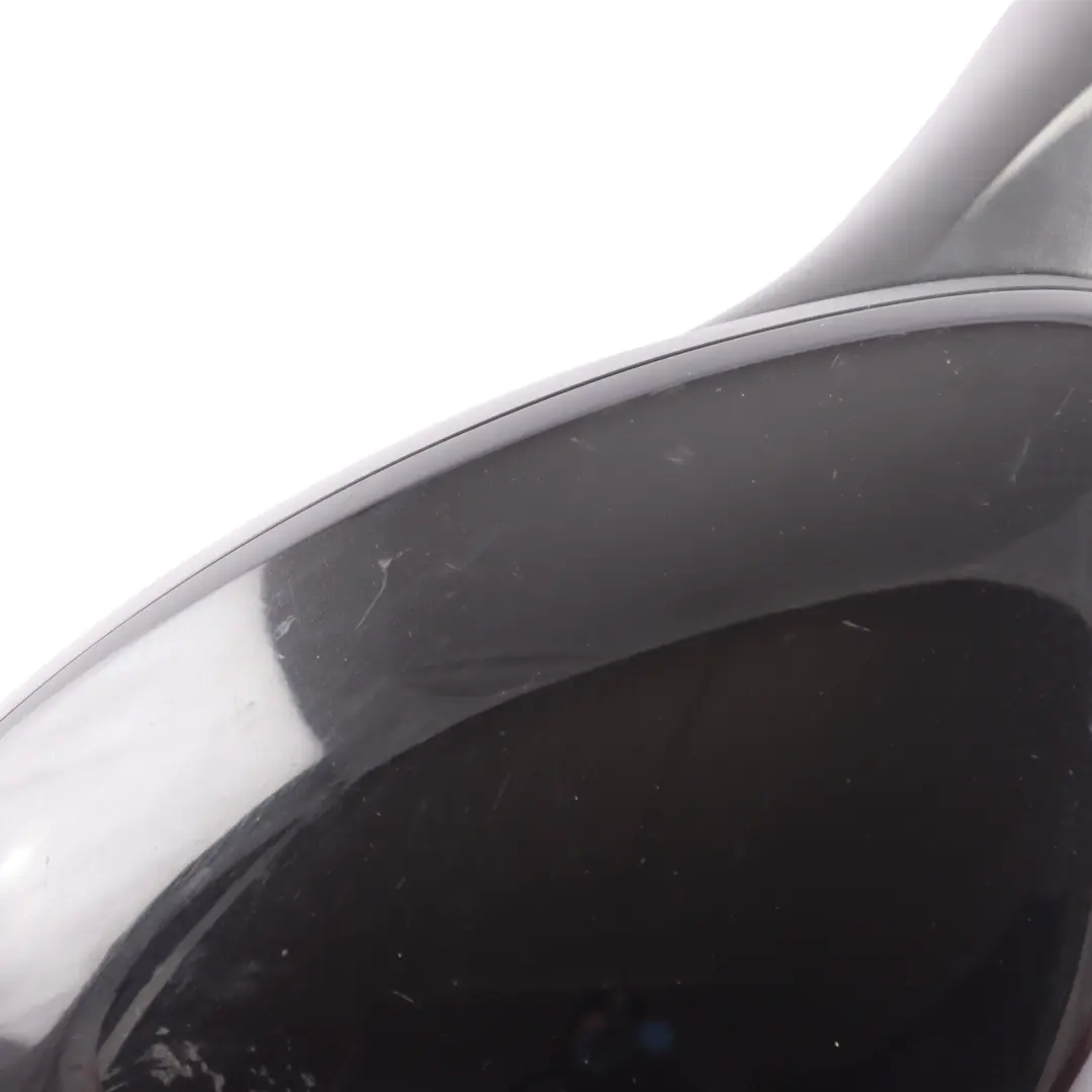 Porsche Cayenne 92A Door Wing Side Mirror Left N/S Jet Black Metallic - C9X - SKU RHD-95873150710-JBL - Part number 95873150710-JBL