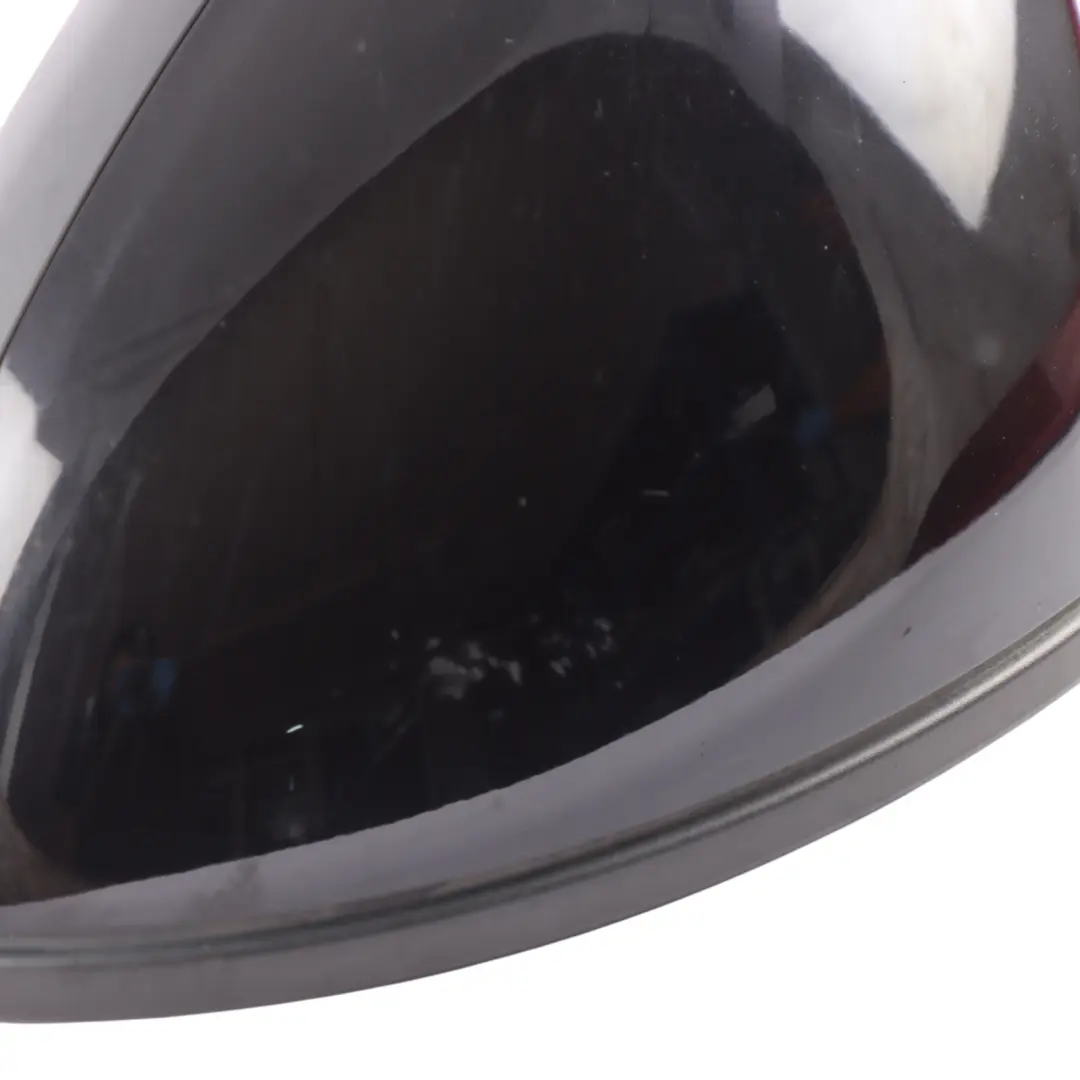 Porsche Cayenne 92A Door Wing Side Mirror Left N/S Jet Black Metallic - C9X - SKU RHD-95873150710-JBL - Part number 95873150710-JBL