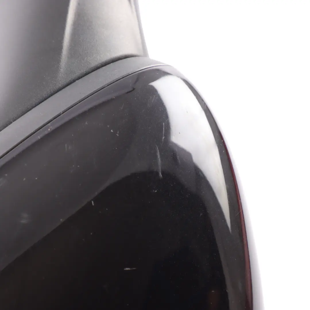 Porsche Cayenne 92A Door Wing Side Mirror Left N/S Jet Black Metallic - C9X - SKU RHD-95873150710-JBL - Part number 95873150710-JBL