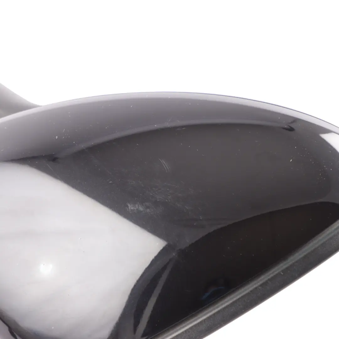 Porsche Cayenne 92A 958 Door Wing Side Mirror Right O/S Jet Black Metallic - C9X - SKU RHD-95873150810-JBL - Part number 95873150810