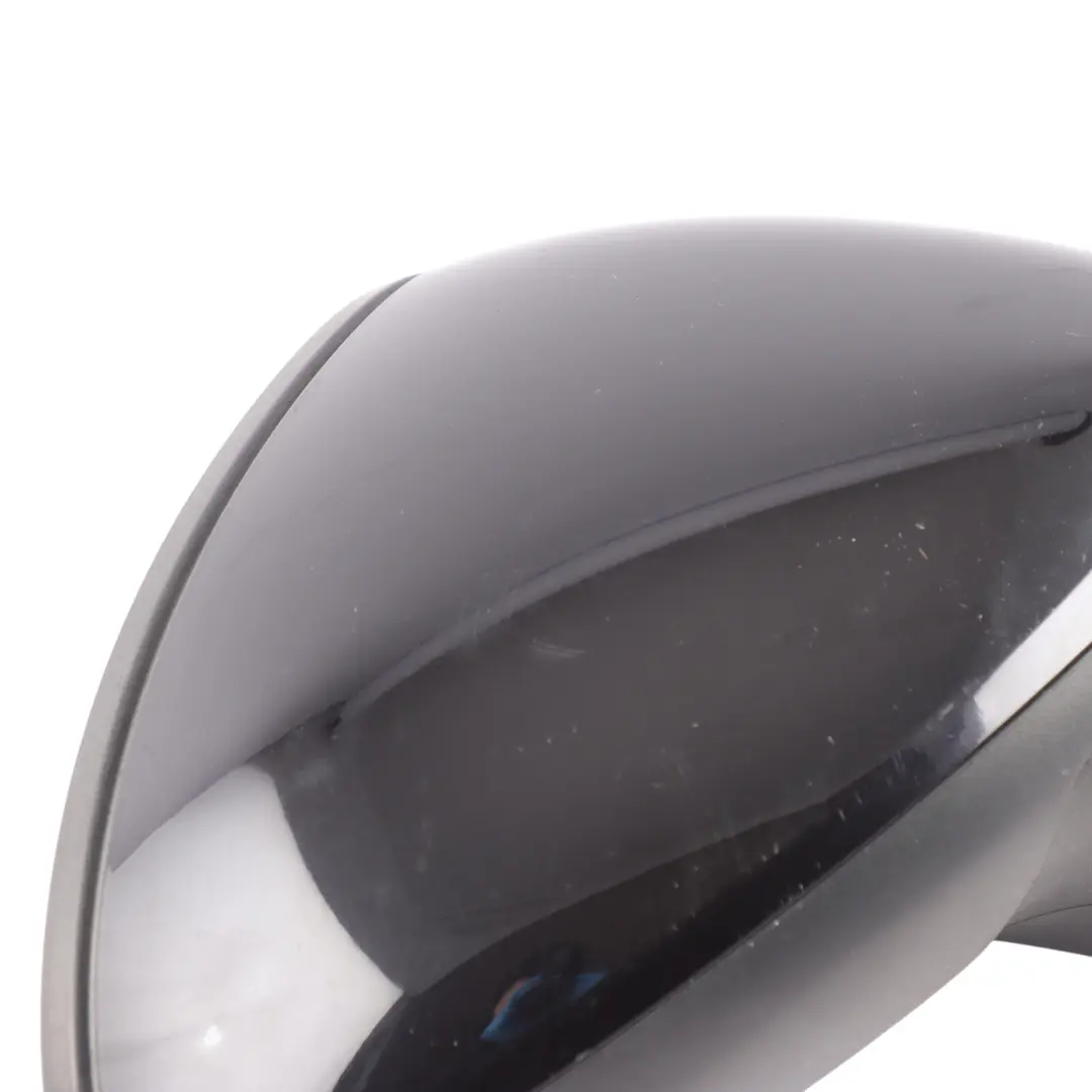 Porsche Cayenne 92A 958 Door Wing Side Mirror Right O/S Jet Black Metallic - C9X - SKU RHD-95873150810-JBL - Part number 95873150810