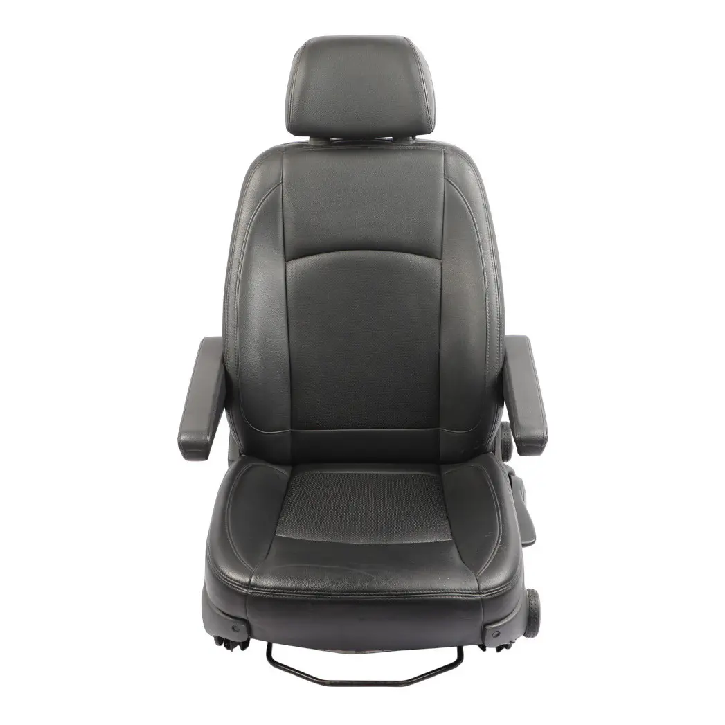 Mercedes W639 Front Single Seat Heated Leather Black Driver Side Right O/S 