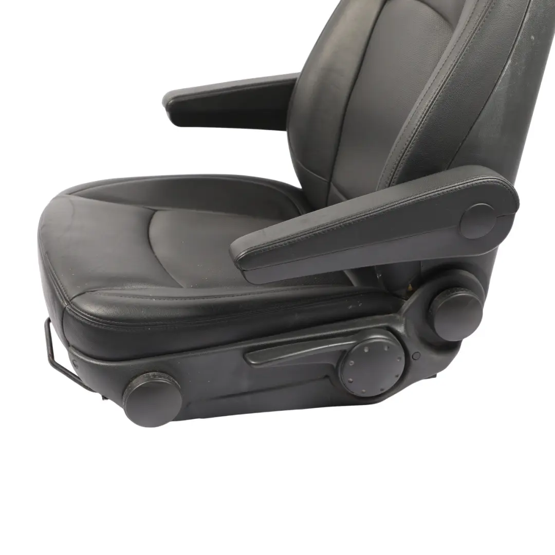 Mercedes W639 Front Single Seat Heated Leather Black Driver Side Right O/S - SKU RHD-A0039105432-4 - Part number A0039105432