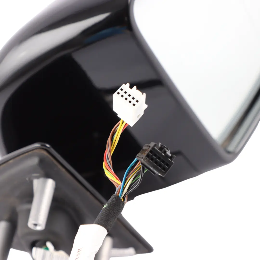 Mercedes W164 Wing Mirror Electric Outside Door Right O/S Obsidian Black - 197 - SKU RHD-A1648104693-OB - Part number A1648104693