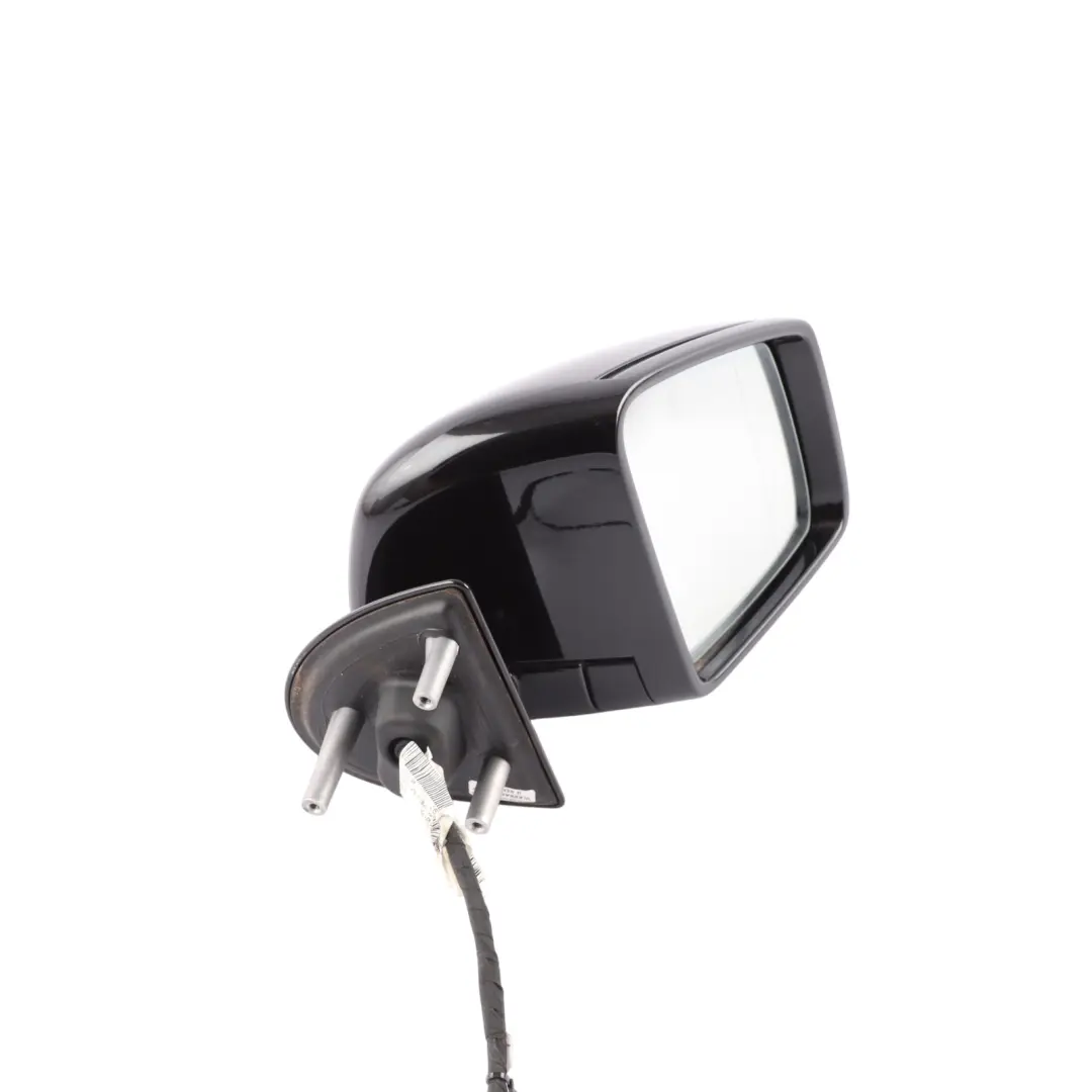 Mercedes W164 Wing Mirror Electric Outside Door Right O/S Obsidian Black - 197 - SKU RHD-A1648104693-OB - Part number A1648104693