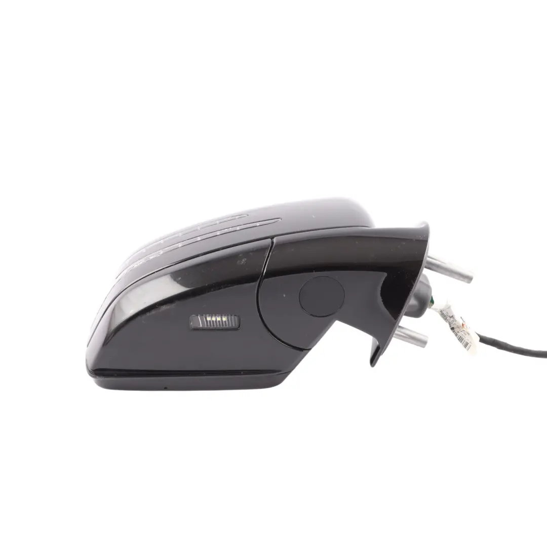 Mercedes W164 Wing Mirror Electric Outside Door Right O/S Obsidian Black - 197 - SKU RHD-A1648104693-OB - Part number A1648104693