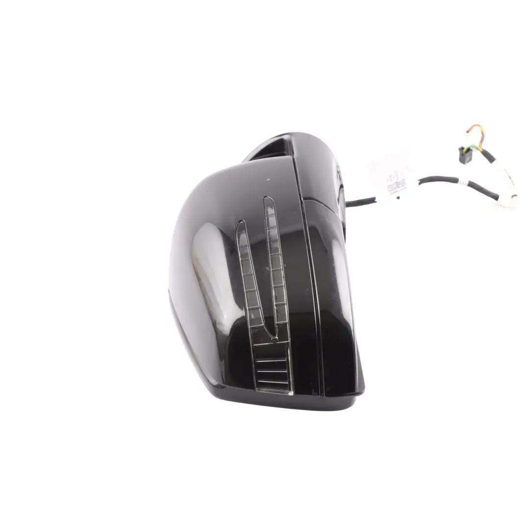 Mercedes W164 Wing Mirror Electric Outside Door Right O/S Obsidian Black - 197 - SKU RHD-A1648104693-OB - Part number A1648104693
